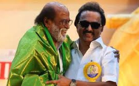 रजनीकांत के 74वें जन्मदिन पर प्रशंसा और शुभकामनाओं का ताता, तमिल सुपरस्टार रजनीकांत के 74वें जन्मदिन पर मुखयमंत्री एम के स्टालिन ने दी बधाई