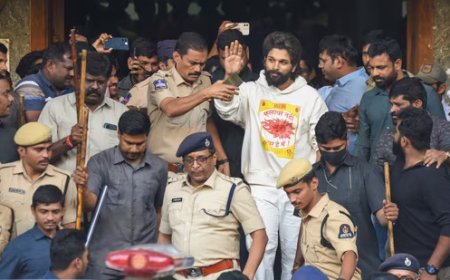 अल्लू अर्जुन की गिरफ्तारी: संध्या थिएटर में हुई महिला की मौत मामले में 14 दिन की न्यायिक हिरासत