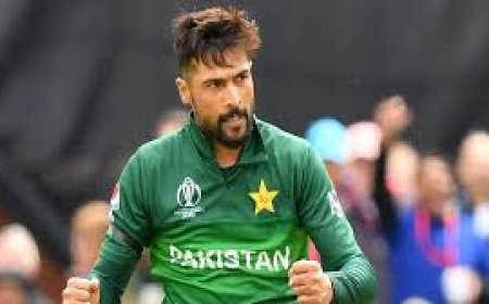 पाकिस्तानी गेंदबाज हम्मद आमिर ने अंतरराष्ट्रीय क्रिकेट को कहा अलविदा