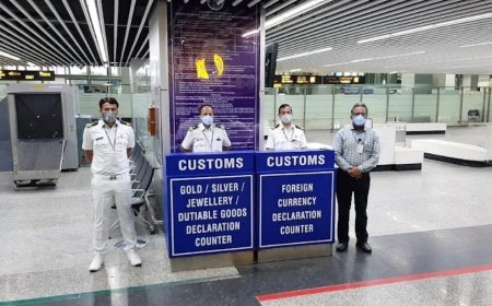 दिल्ली हवाई अड्डे पर सोने की तस्करी की कोशिश में महिला गिरफ्तार, 50 लाख रुपये का सोना बरामद