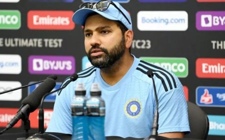 रोहित शर्मा ने प्रेस कॉन्‍फ्रेंस में पुजारा और रहाणे के संन्‍यास की खबर को किया खारिज, कहा "अभी संन्‍यास नहीं लिया है"