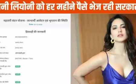 छत्तीसगढ़ की महतारी वंदन योजना में सनी लियोनी का नाम सामने आया, कांग्रेस ने उठाए भ्रष्टाचार के आरोप पर सवाल