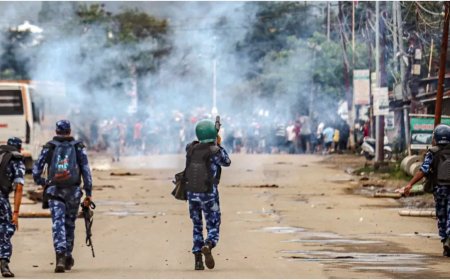 मणिपुर में फिर हिंसा की कोशिश, इम्फाल में गोलीबारी और बम धमाकों से दहशत