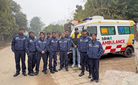 ब्लिंकिट की नई पहल: 'अब 10 मिनट में आप तक पहुंचेगी एंबुलेंस'