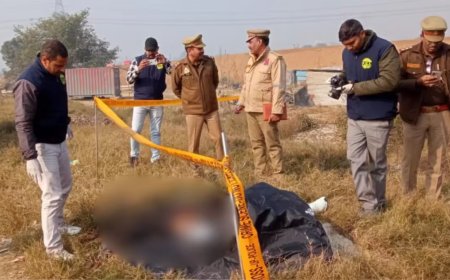 हापुड़ में युवक की गोली मारकर हत्या, शव को जलाकर पहचान छुपाने की कोशिश, जांच मे जुटी पुलिस