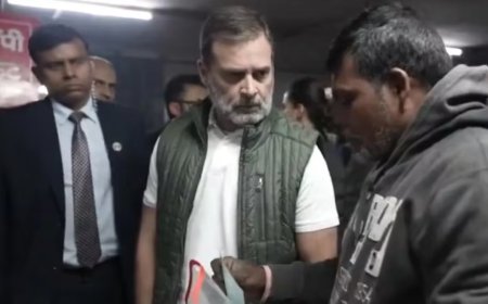 राहुल गांधी ने एम्स अस्पताल के बाहर की स्थिति पर भाजपा और आप सरकार से सवाल किए