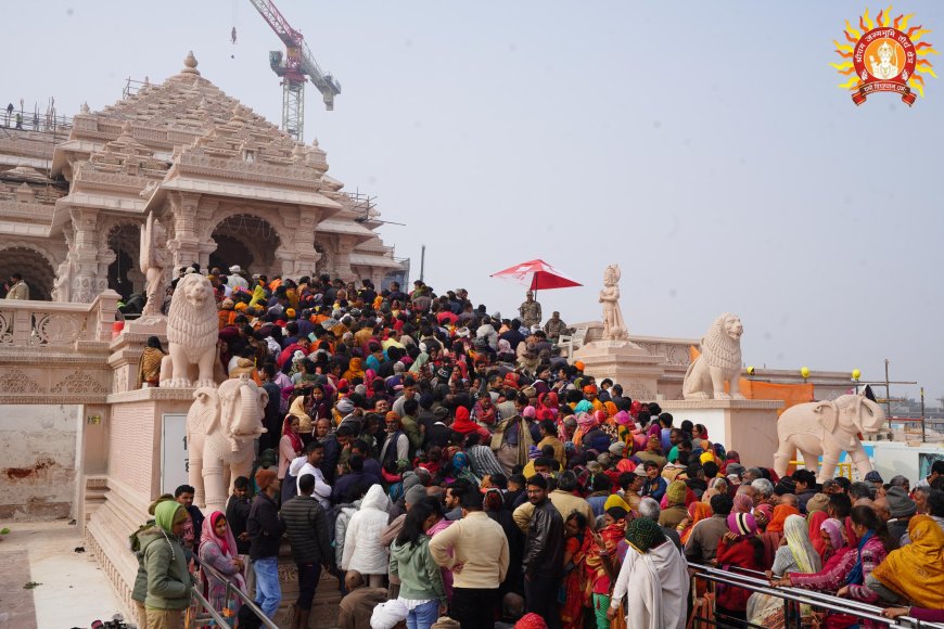 राम मंदिर निर्माण के बाद अयोध्या की अर्थव्यवस्था में हुआ जबरदस्त उभार, पर्यटकों की संख्या दस गुना बढ़ी