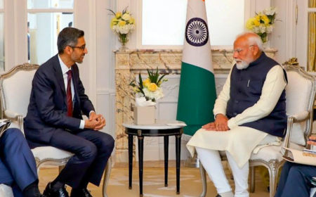 मोदी-पिचाई मुलाकात: भारत के डिजिटल परिवर्तन पर चर्चा