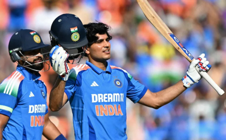 शुभमन गिल ने इंग्लैंड के खिलाफ तीसरे वनडे में बनाया नया रिकॉर्ड, 2500 वनडे रन पूरे करने वाले बने सबसे तेज बल्लेबाज