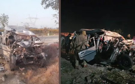 महाकुंभ में स्नान के लिए जा रहे श्रद्धालुओं की बोलेरो और बस की टक्कर में 10 की मौत