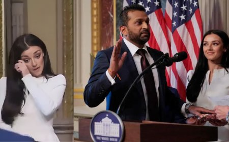 भारतीय मूल के काश पटेल बने FBI निदेशक, व्हाइट हाउस में गीता पर हाथ रखकर ली शपथ