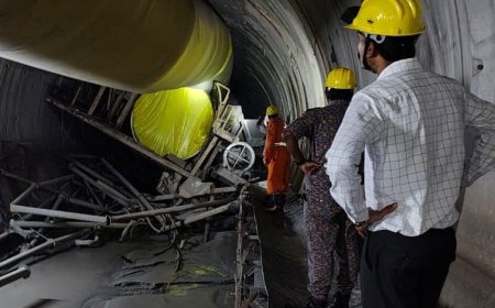 तेलंगाना सुरंग ढहने की घटना: बचाव दल फंसे हुए श्रमिकों के नजदीक पहुंचे