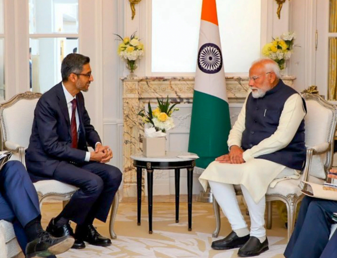 मोदी-पिचाई मुलाकात: भारत के डिजिटल परिवर्तन पर चर्चा