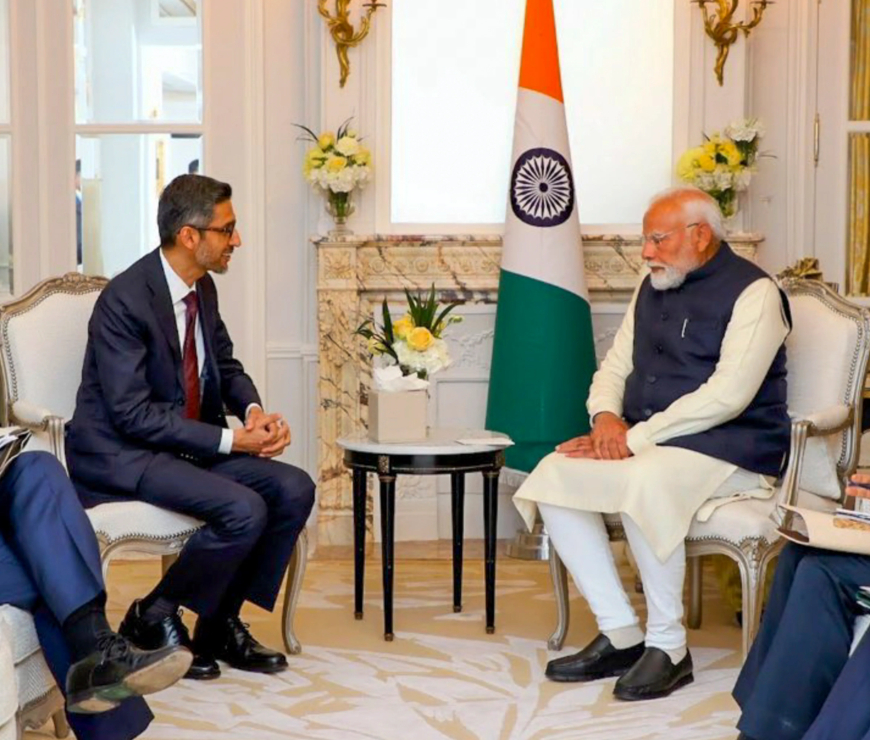 मोदी-पिचाई मुलाकात: भारत के डिजिटल परिवर्तन पर चर्चा
