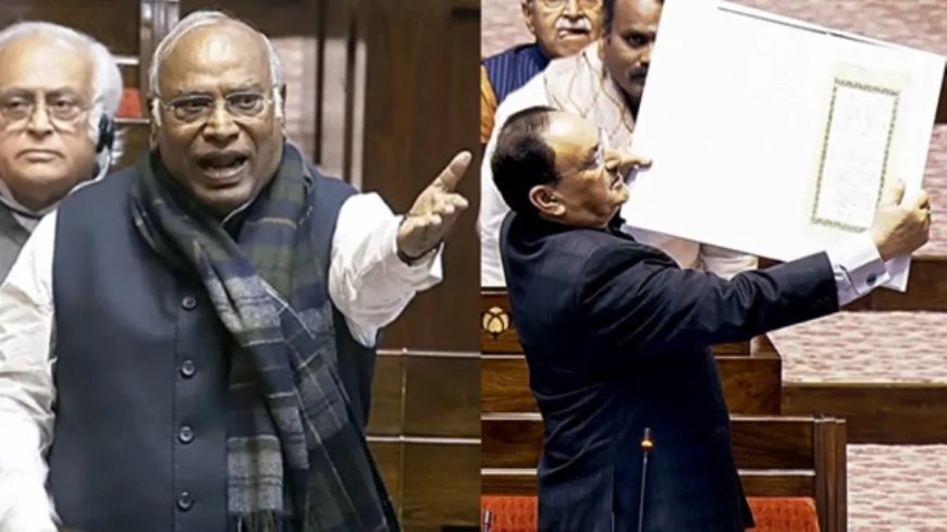Waqf Amendment Bill विपक्षी हंगामे के बीच वक्फ (संशोधन) विधेयक पर जेपीसी की रिपोर्ट पेश, खरगे और नड्डा के बीच तीखी नोकझोंक