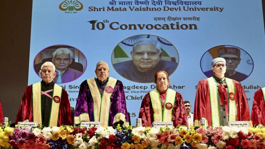 अनुच्छेद 370 के हटने के बाद जम्मू-कश्मीर में नई यात्रा शुरू हुई: धनखड़