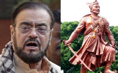 अबू आजमी का संभाजी महाराज को श्रद्धांजलि पर विवाद, औरंगजेब के बयान के बाद मचा था बवाल
